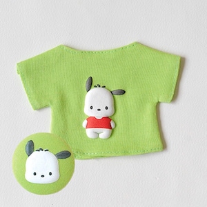 Pochacco Plump Up Iron on Patch Decorative applique DIY Japan Hello Kitty Cartoon Emblem Japan For Bag Jacket