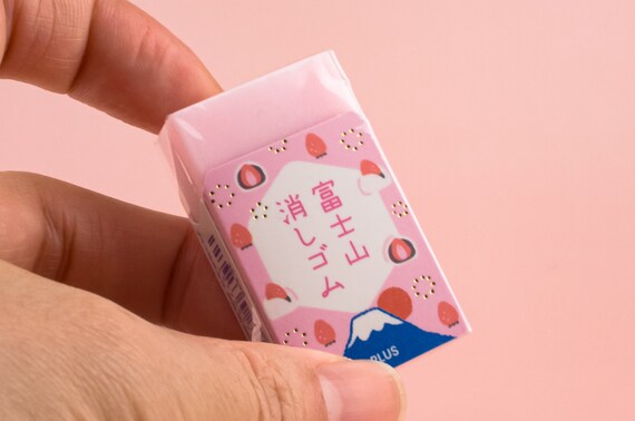 NEW Plus Eraser Mount Fuji Mt. Fuji JAPAN Pink 