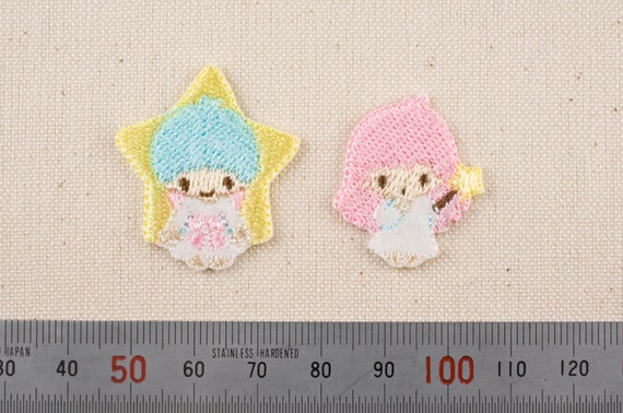 Little Twin Stars Patch iron on Sanrio DIY cute