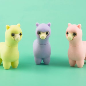 Pastell Alpaka Radiergummi Briefpapier Iwako Japan Tier Lama Figur Radiergummi Figur