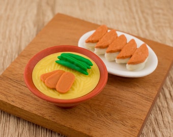 Ramen Noodles Gyoza Eraser Rubber Stationery Iwako Japan  "separately options" Traditional Japanese Food