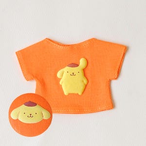 Pompompurin Plump Up Iron on Patch Decorative applique DIY Japan Hello Kitty Cartoon Emblem Japan For Bag Jacket