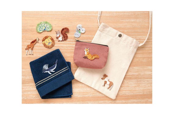 maiale animale bambini - Toppe termoadesive Patch Toppa ricamate, misura: 9,5 x 7,1 cm