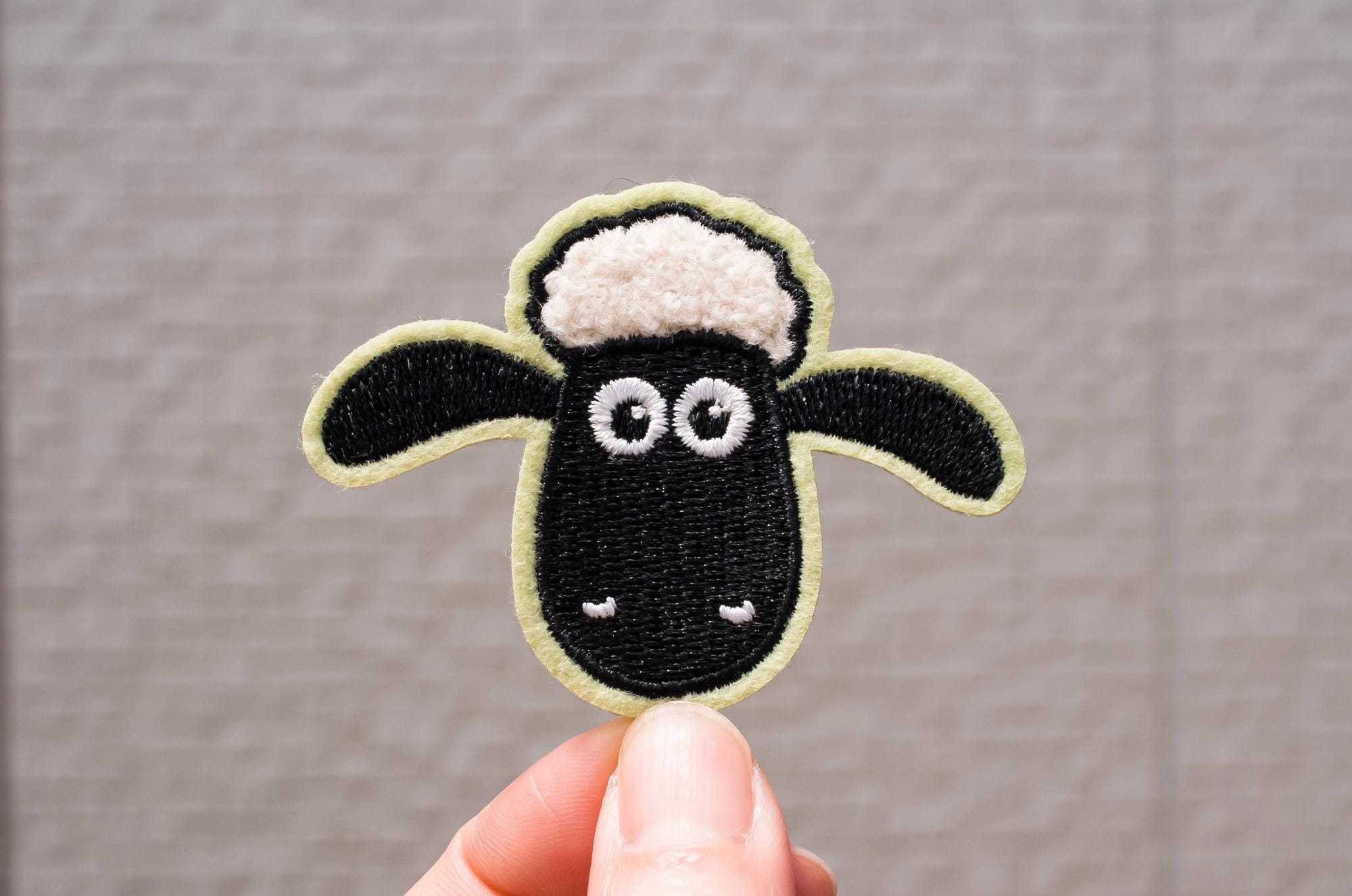 Toppa Ricamata A Ferro Da Stiro – Pecora, 6.8x6 Cm, Ricamo Applique Per Abbigliamento - 2