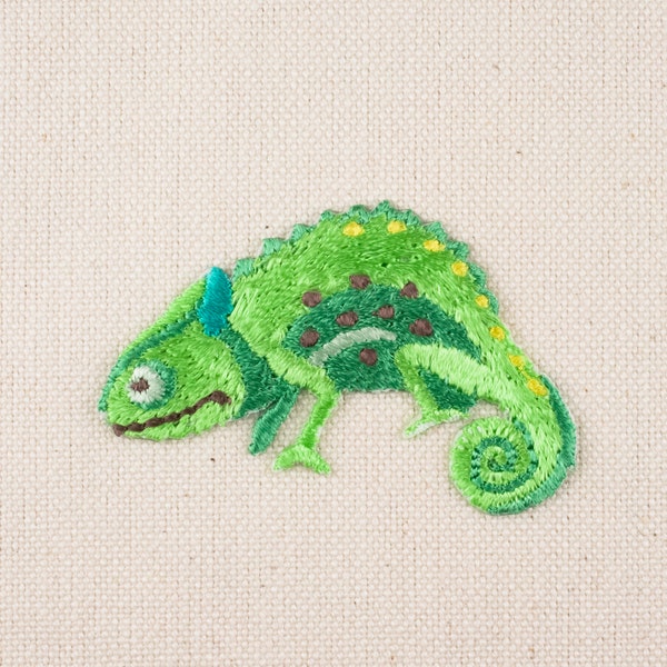 Chameleon Applique Etsy