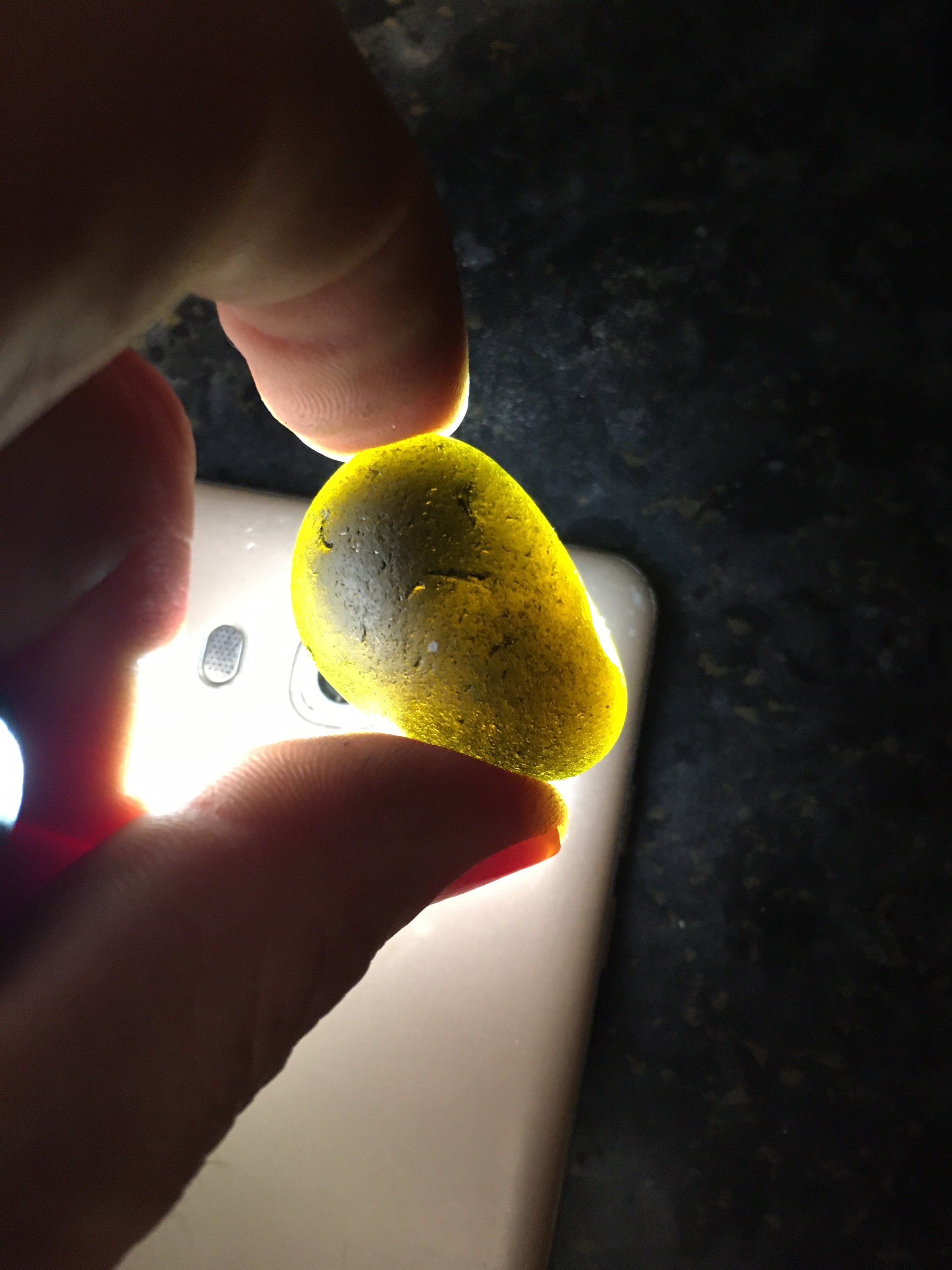 6 Large Pirate Glass /black Glass/ Secret Glass of Various Etsy