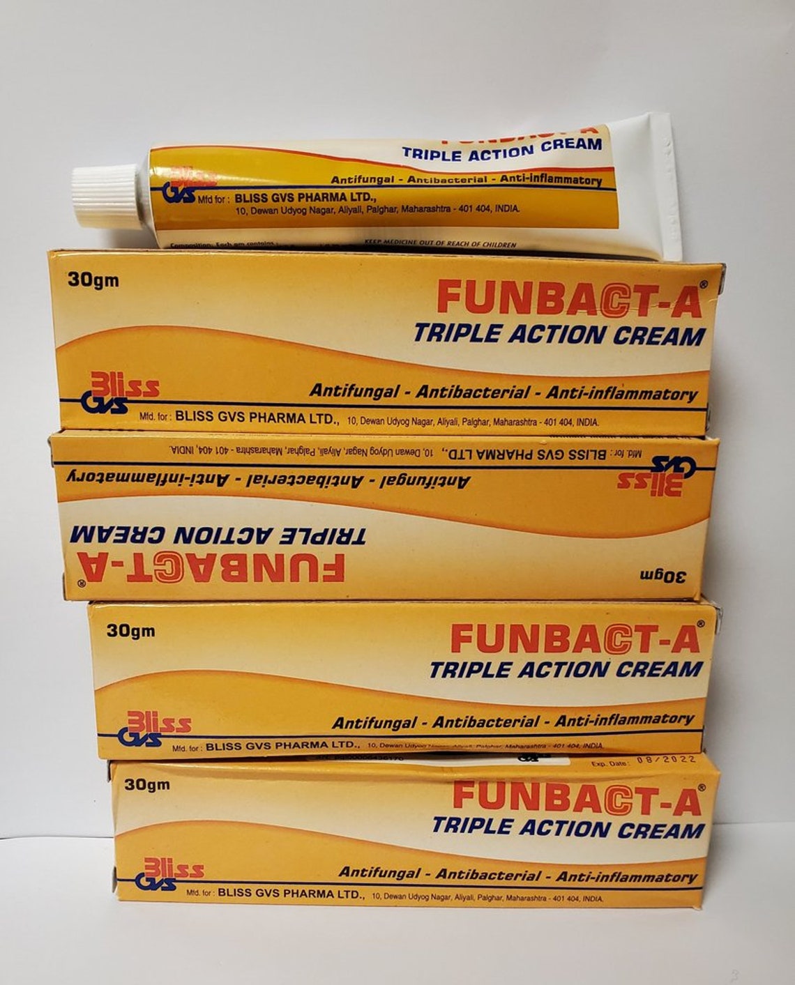 10 pack of Original Funbact Cream Pack of 10 Etsy
