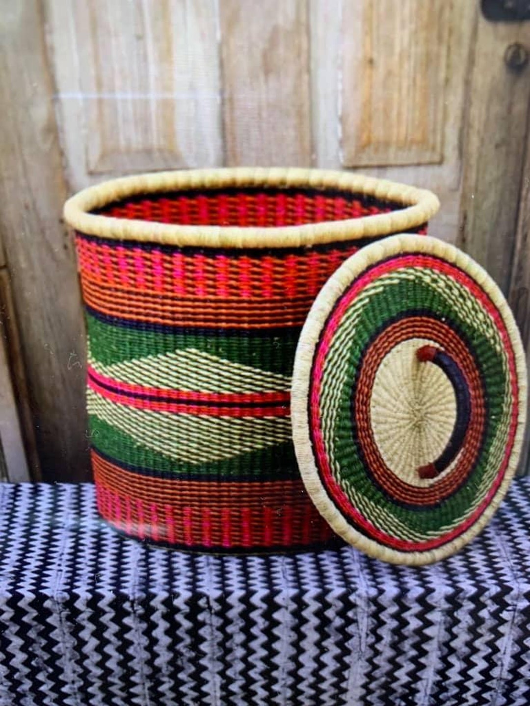 Woven Laundry Basket Etsy