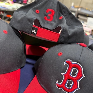 Gorras de béisbol personalizadas con una sola letra – Bordado 3D abullonado – Gorras personalizadas con iniciales del equipo – Pacific Headwear ES474