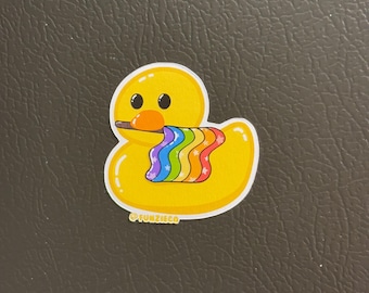 Pride Duck Magnet