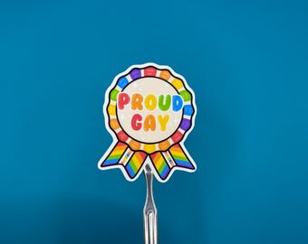 Proud Gay Sticker - DISHWASHER SAFE!