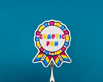 Chaotic Pansexual Sticker - DISHWASHER SAFE!