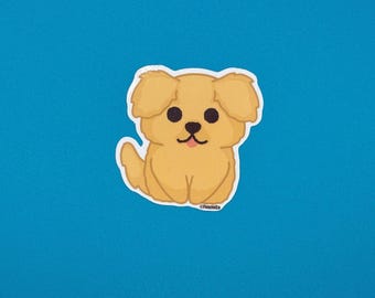 Golden Retriever Sticker - DISHWASHER SAFE!