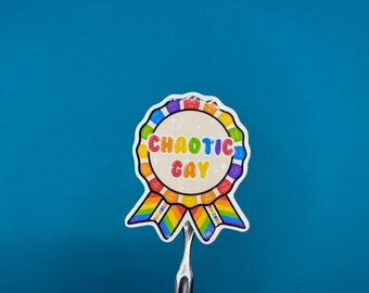 Chaotic Gay Sticker - DISHWASHER SAFE!