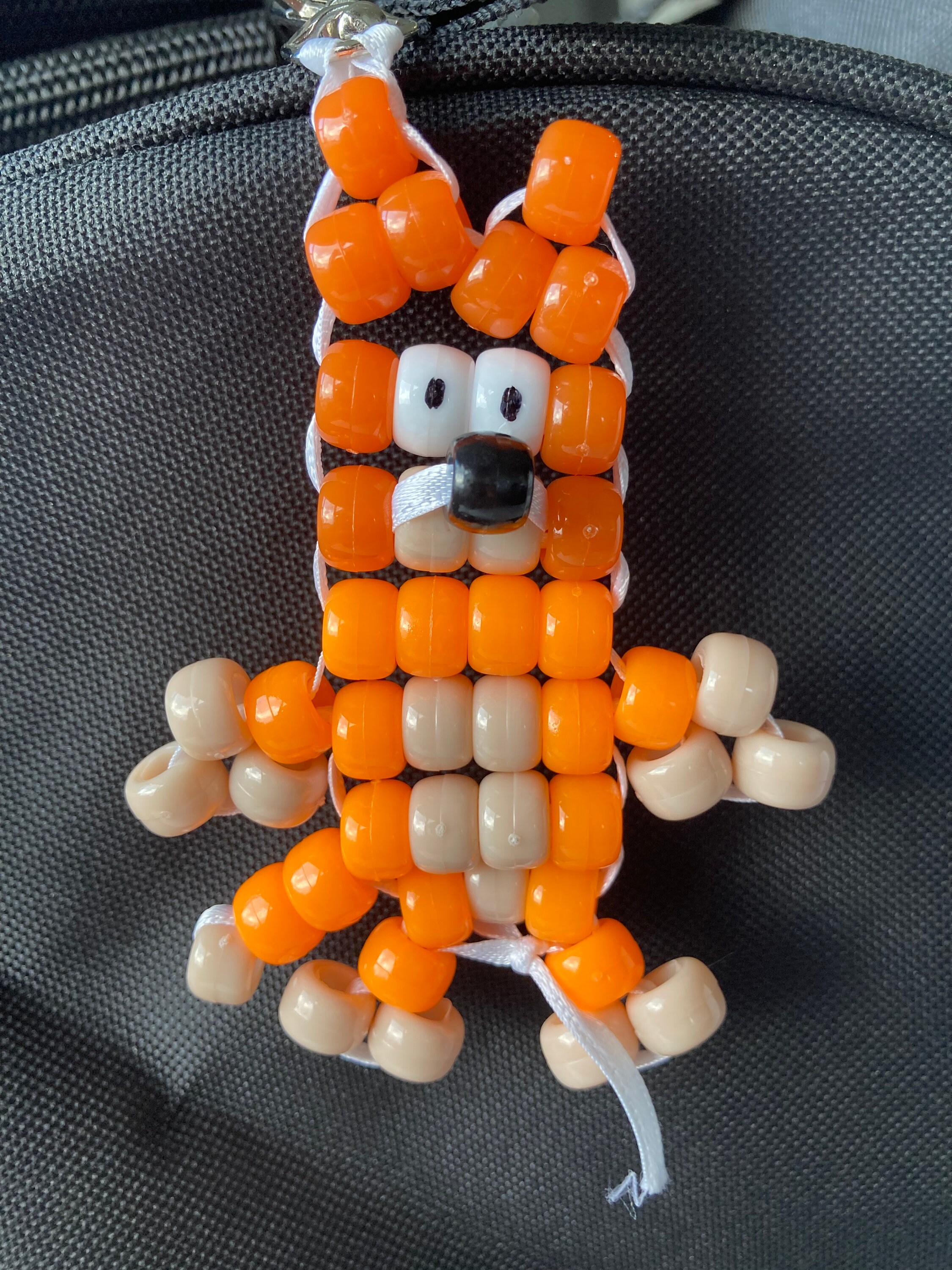 Bluey Inspired Beaded Keychain Etsy