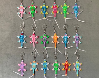 Llavero de lagarto personalizado de 4 colores