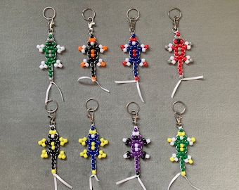 Hagedis sleutelhanger College Team Colors