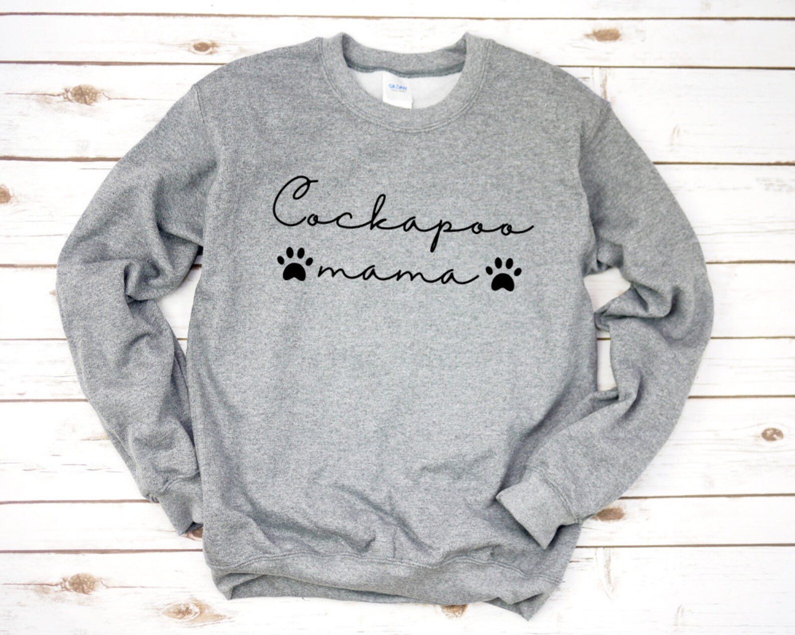 Dog Mama Sweatshirt Personalised Breed Etsy