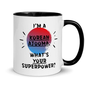 Funny Korean Ajooma Mug for Mother&#39;s Day, Birthday, Holidays