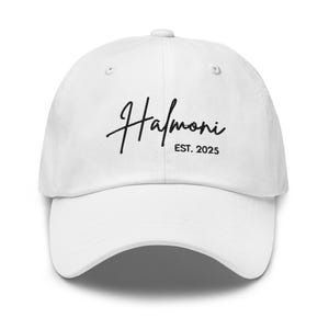 Simple Halmoni Korean Grandmother Baseball Hat for Mother&#39;s Day Baby Shower Birthday Christmas Holiday Gift