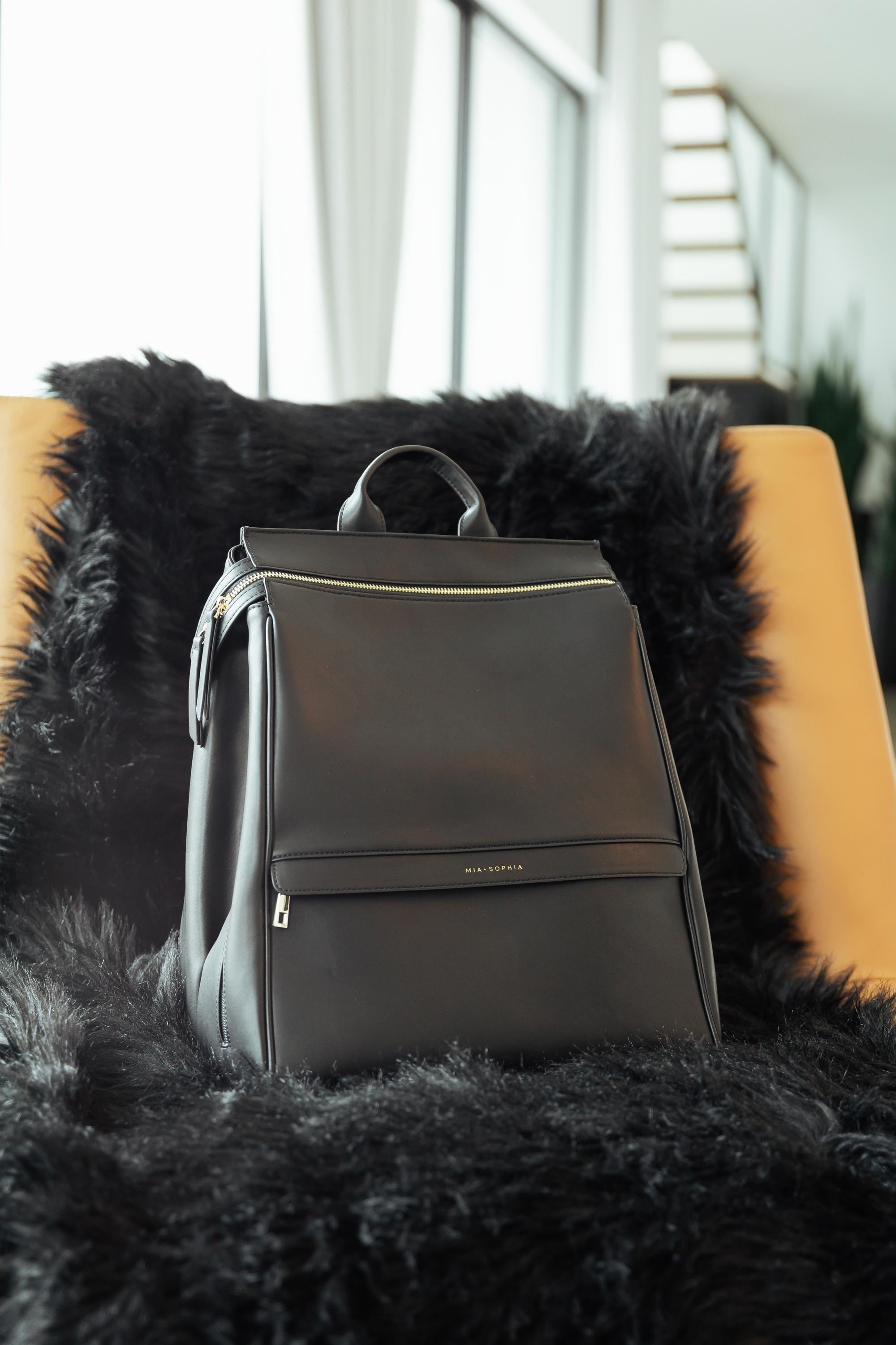 dallas vegan leather backpack Diana Utilitarian Purse 50 at longest length Nylong webbing backpack straps with partial faux The Verona Vegan Vachetta Leather