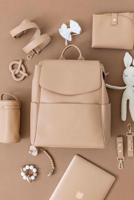 designer leather diaper backpack UPPER Bag for Mom Baby the Monaco boasts a smooth design of supreme luxury and cultured finesse Leather Tooled Diaper Bag Backpack