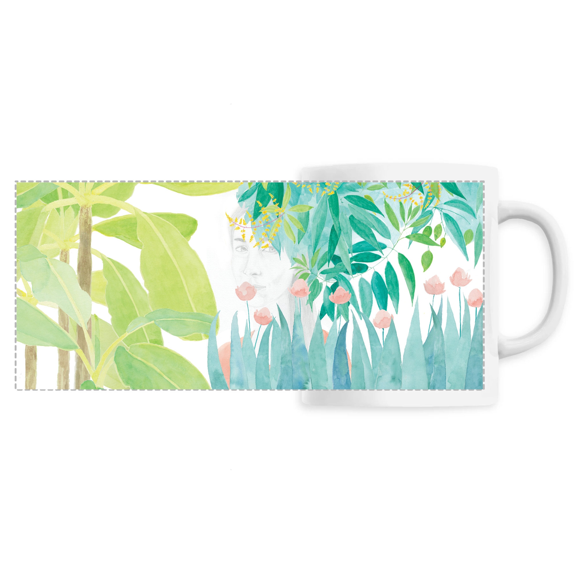 Mug Panoramique - Au Fond Du Jardin