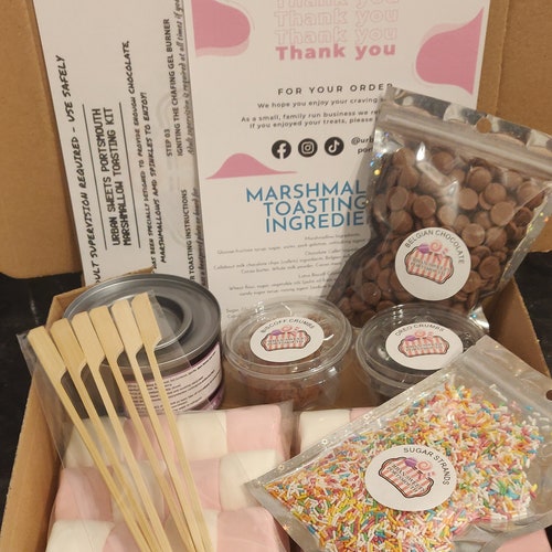 Mini Marshmallow Toasting Kit in A Matchbox Birthday Gift for Etsy