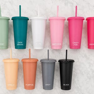 Personalised Hen Party Tumbler | Custom Bridesmaid Gift Cup With Straw image 6