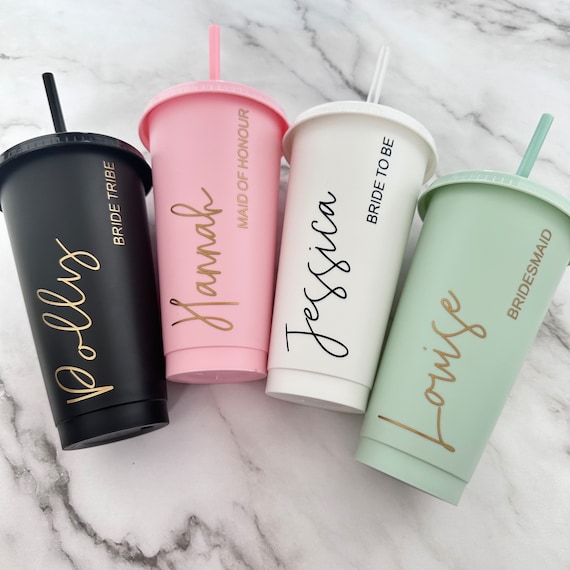 Personalised Tumbler, Personalised Cold Cup, Cold Cup, Personalised Cup, Starbucks Cup, Hen Do Cup, Bridesmaid Cup, Hen Do Favours, Bridal