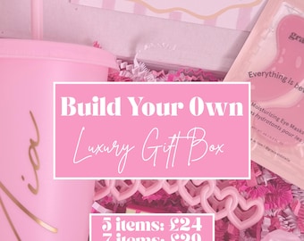 Customizable Luxury Gift Box for Her, Self-Care Package (Build Your Own)