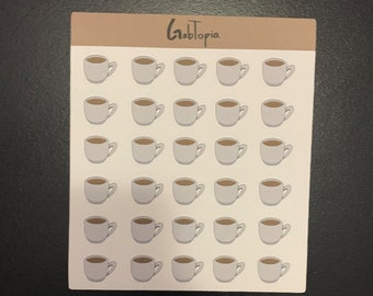Coffee Planner Stickers