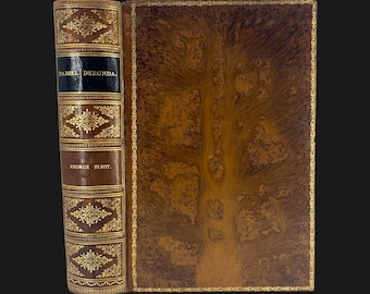 Daniel Deronda | George Eliot | 1894 Leather Binding | Victorian Literary Gift