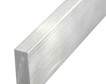 Matériau plat en aluminium largeur 10-25 mm différentes épaisseurs matériau solide plat