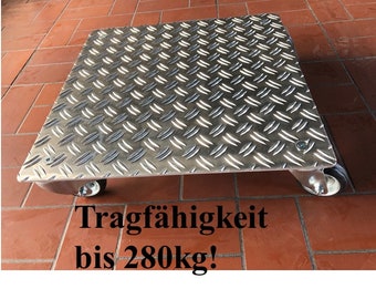 Plantenroller AluGrip-V280 tot 280kg bloemenachtbaan indoor outdoor