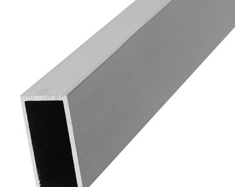 Tube rectangulaire en aluminium profilé creux en aluminium profilé en aluminium tube en aluminium de 20 mm à 34 mm