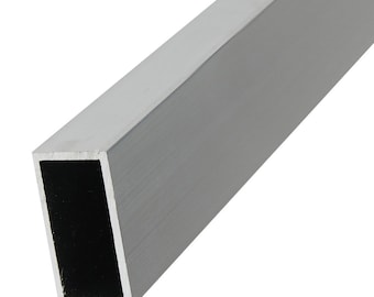 Tube rectangulaire en aluminium profilé creux en aluminium profilé en aluminium tube en aluminium 60 x 20 mm à 60 x 50 mm