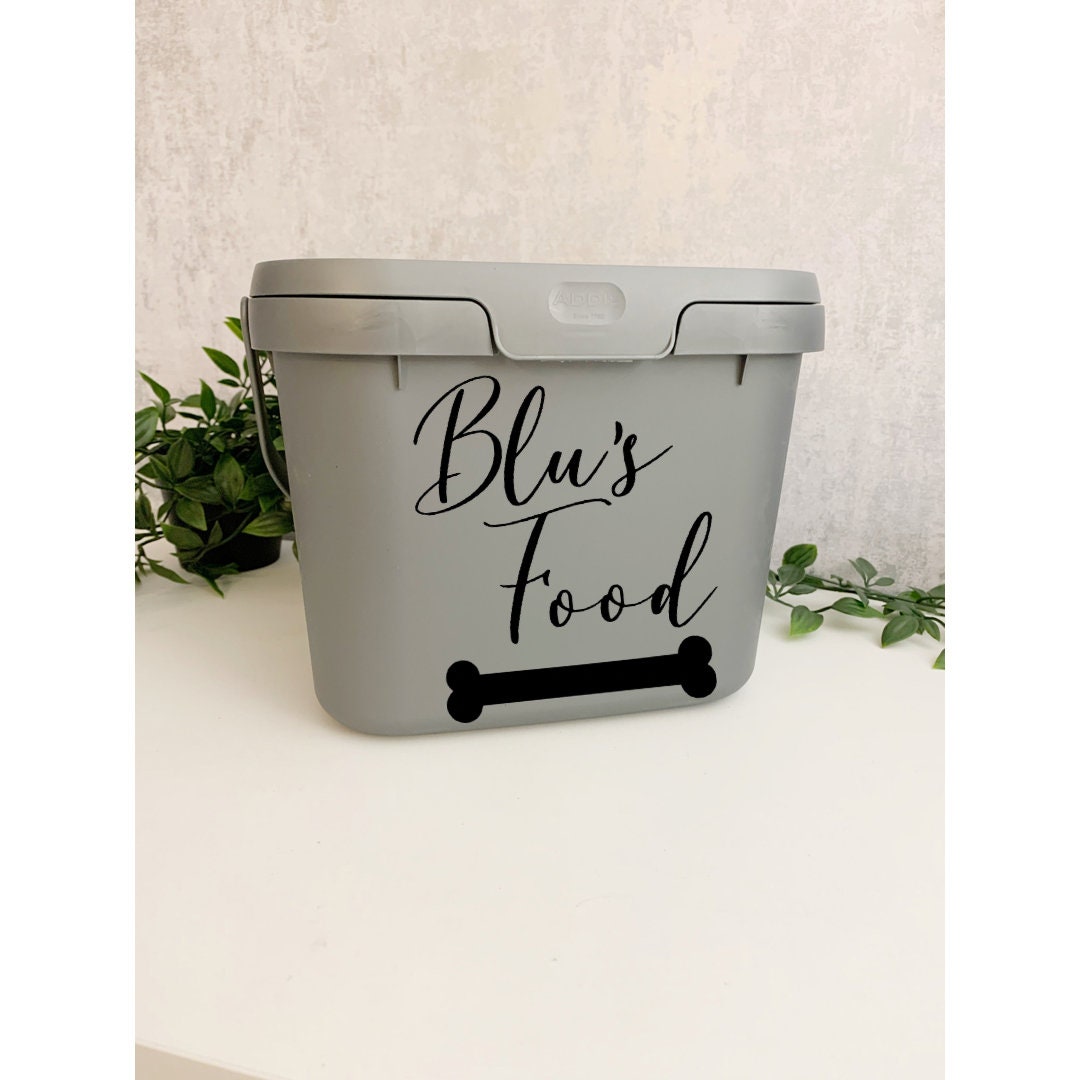 Personalised Dog Storage Dog Food Storage Dog Treats Etsy