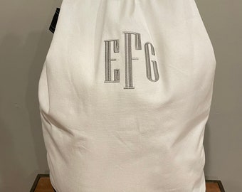 Laundry duffle bag hamper, customized, embroidered, monogrammed, Graduation, Easter, Birthday gift