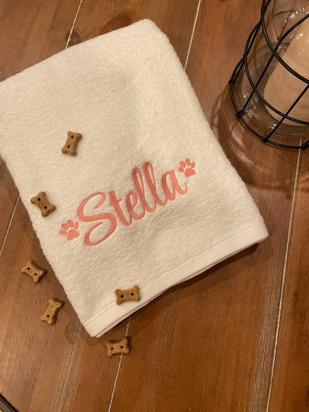 Personalized Dog Towels Custom Gift for the Dog Lover Etsy