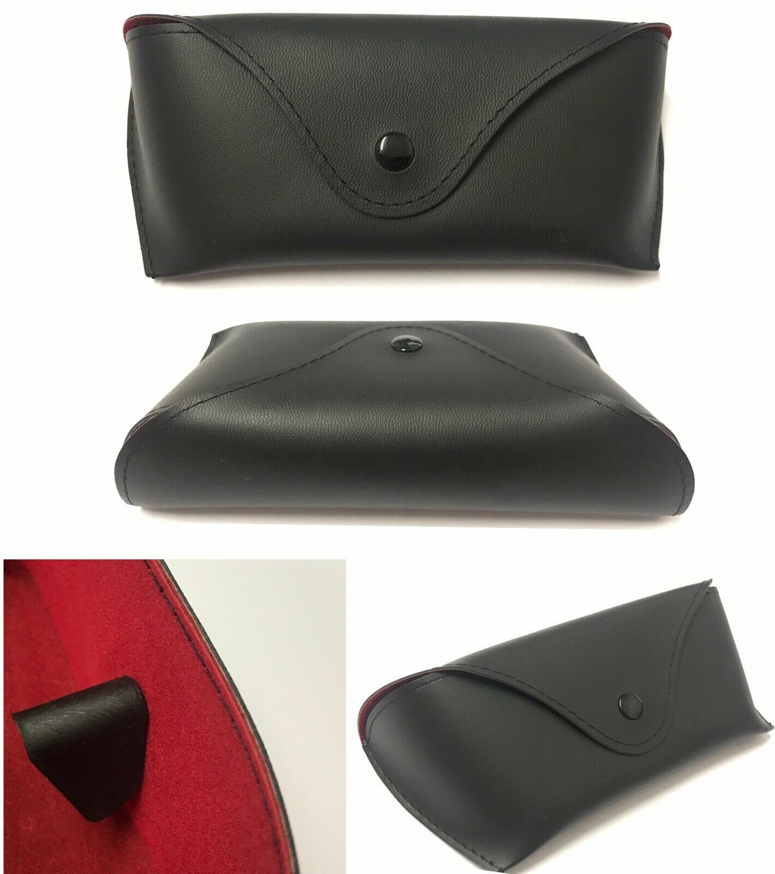 Unisex Luxury Leather Sunglasses Case Soft Protector Retro Etsy