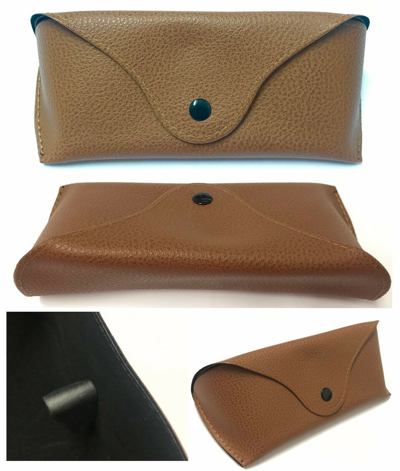 Unisex Luxury Leather Sunglasses Case Soft Protector Retro Etsy
