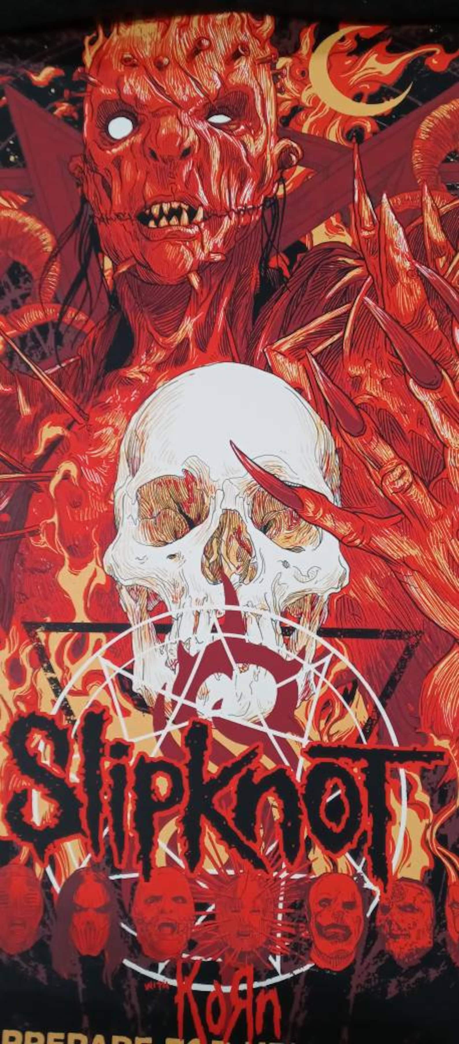 Slipknot official tour poster prepare for hell tour.mint Etsy