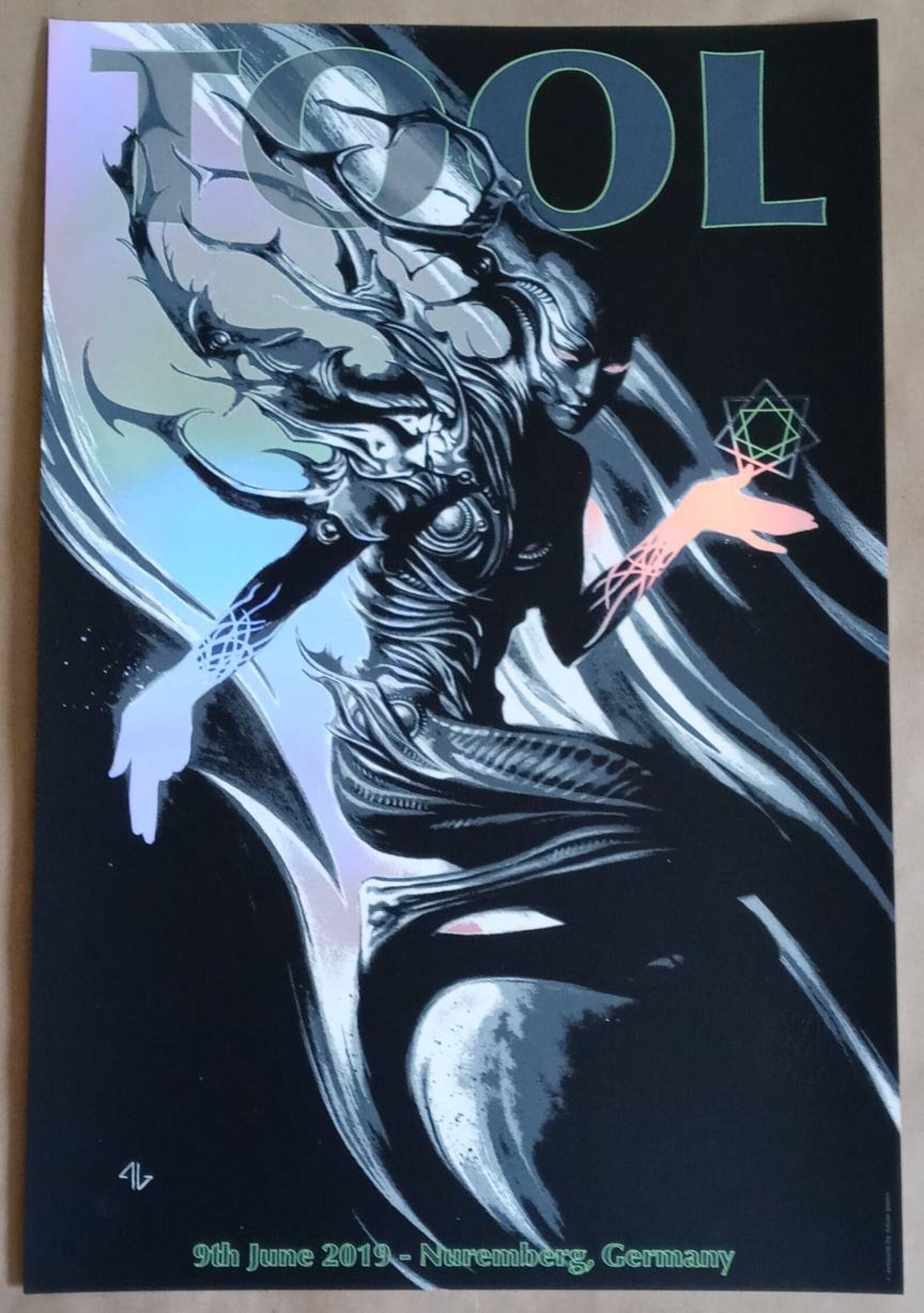 Tool band official tour poster adi granov Nuremberg Etsy