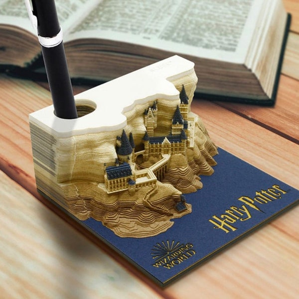 Harry Potter Memo Pad Reveals Hogwarts Castle as You Tear Away Notes