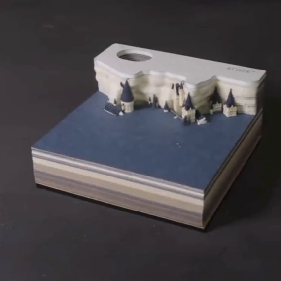 Harry Potter Block Memo Pad Reveals Hogwarts Castle as You Write