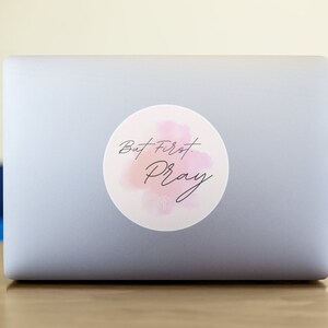 But First, Pray Vinyl Sticker | Round, Indoor\outdoor | Available in ...