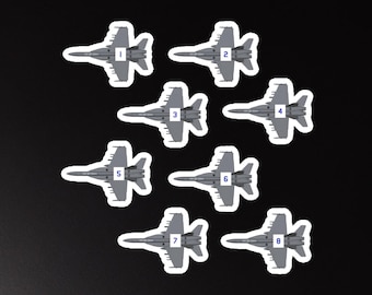 F-18E/F Super Hornet Magnet Set for Board Work and Instructing (8 total)