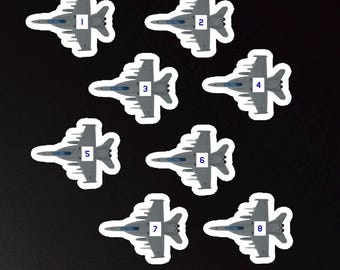EA-18G Growler Magnet Set for Board Work and Instructing (8 total)