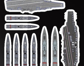 PLA Navy Surface Action Group Magnet Set - 10 Pack